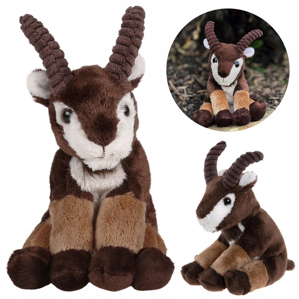Maskot horskej kozy Charlie Bears, zo série Cuddle Cubs, pre bábätká 13 cm